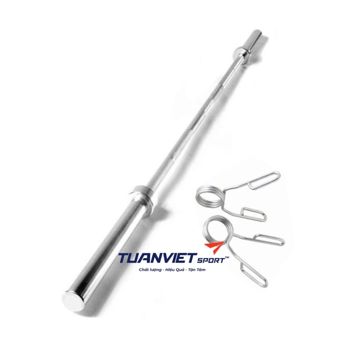 Đòn gánh tạ 2,2m lắp tạ phi 50