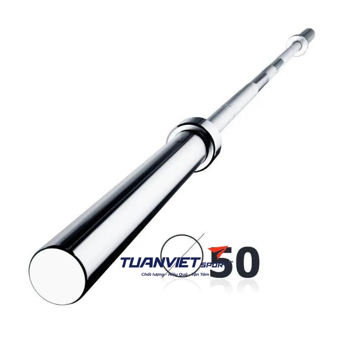 Đòn gánh tạ 2,2m lắp tạ phi 50