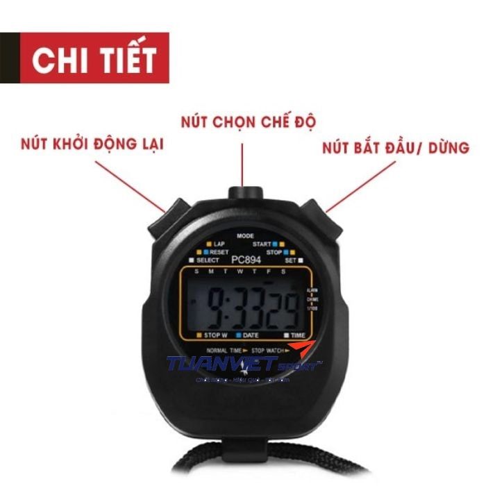 Đồng hồ bấm giây PC894