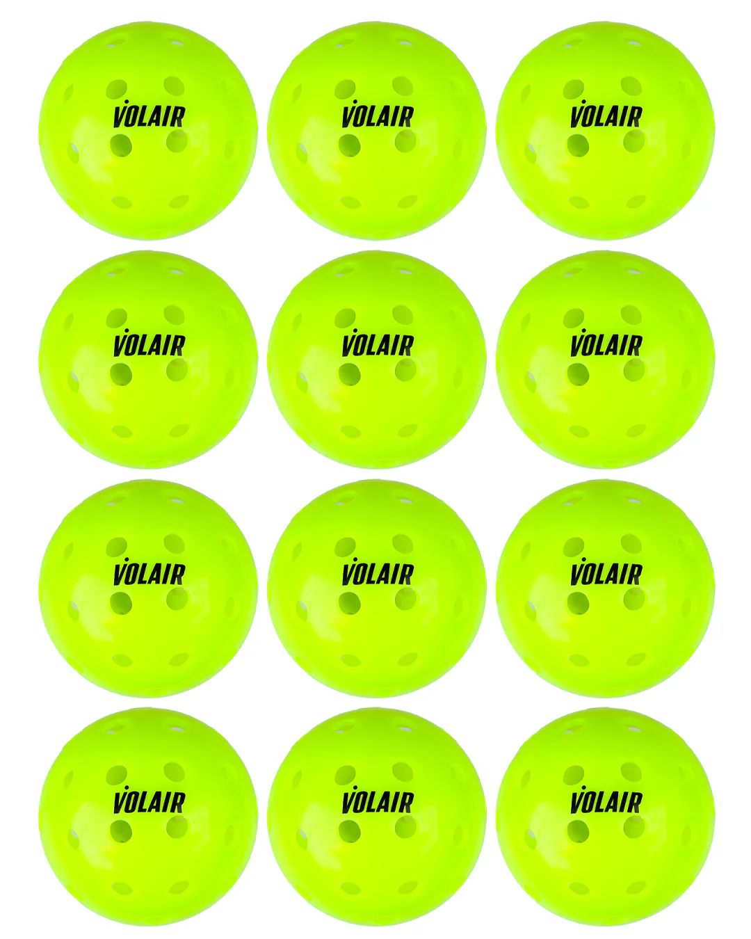Combo 3 Bóng Pickleball Volair Ngoài Trời Chính Hãng