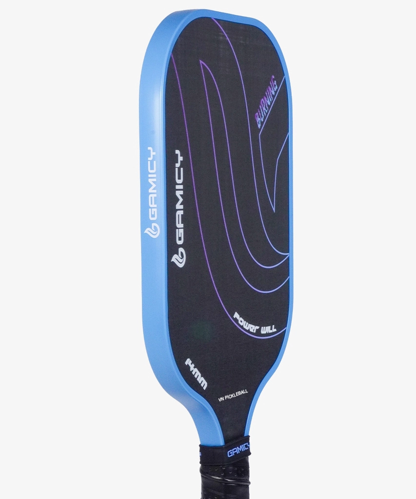 Vợt Pickleball Gamicy Burning T300 14mm - Màu Xanh da