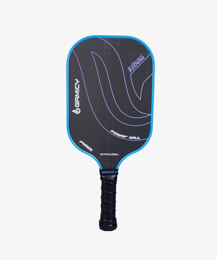 Vợt Pickleball Gamicy Burning T300 14mm - Màu Xanh da