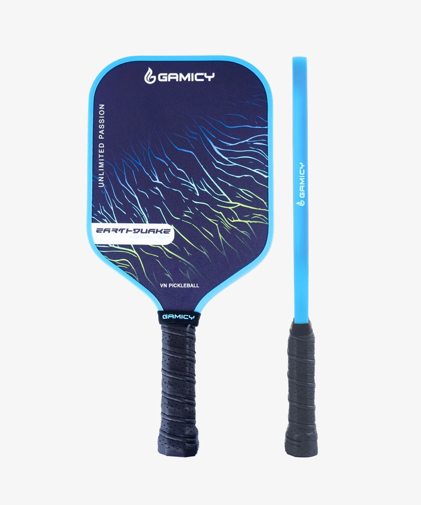 Vợt Pickleball Gamicy Earthquake - Màu Xanh da