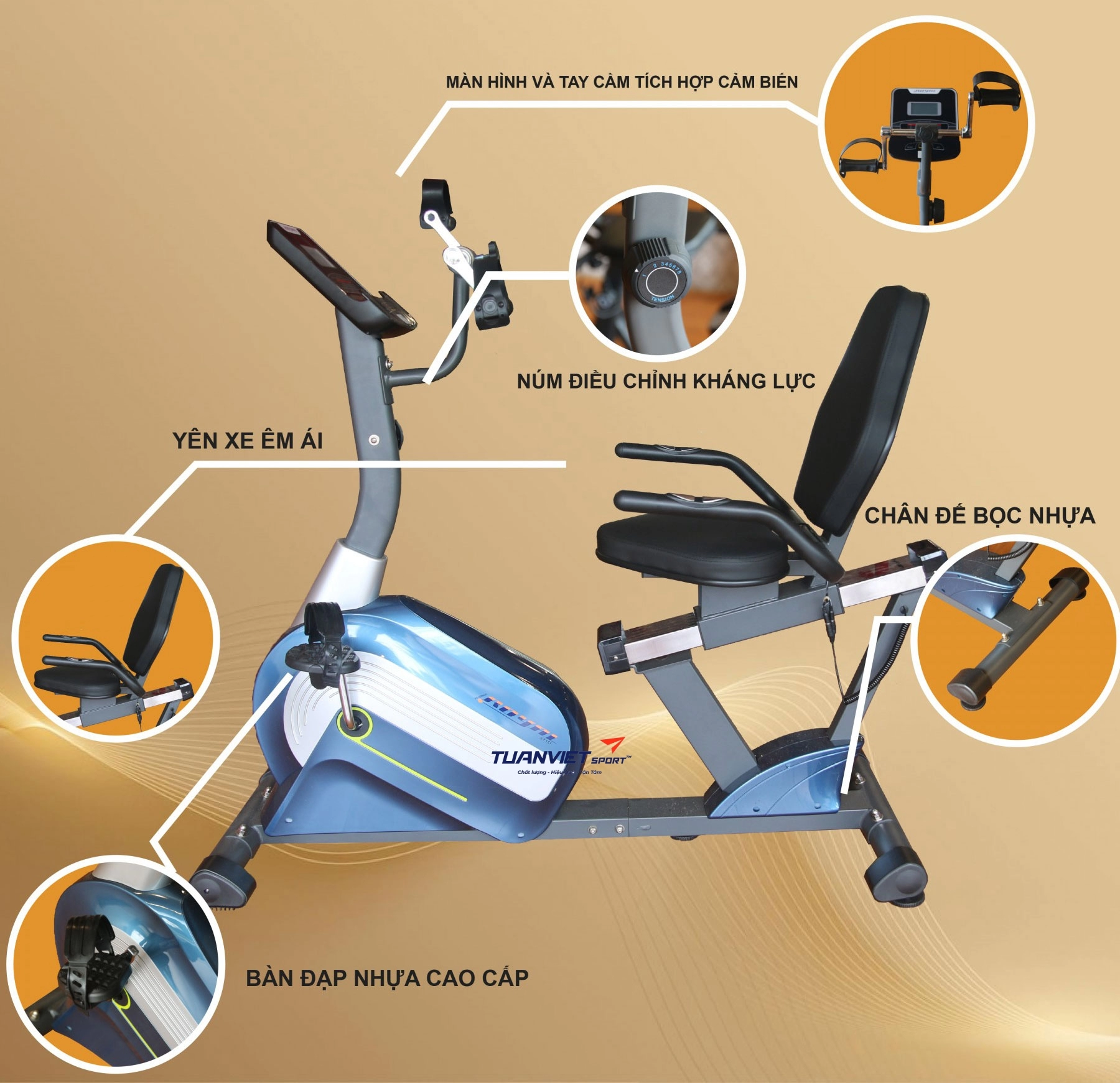 Xe đạp tập Royal 571D