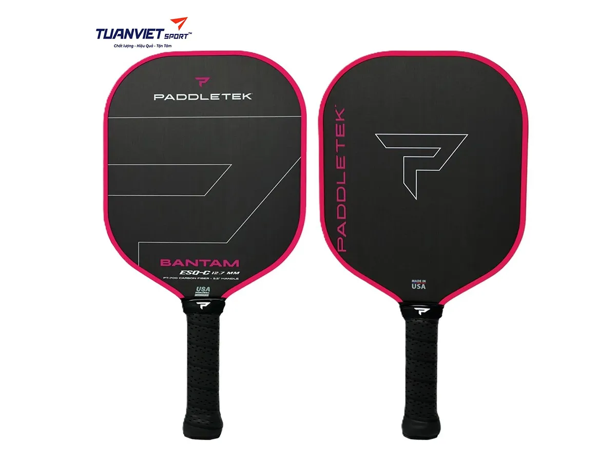 Vợt Pickleball Paddletek Bantam ESQ-C 12.7 Pink Limited Edition