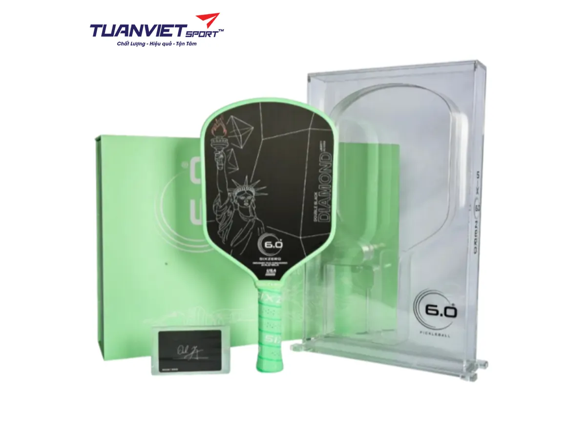 Vợt Pickleball Six Zero Double Black Diamond Liberty 2024