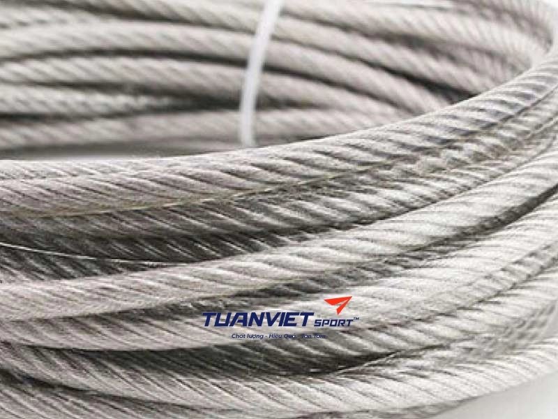 Cáp bọc nhựa phi 8