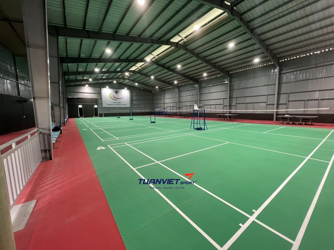 Thiết kế, thi công sân cầu lông uy tín tại Đà Nẵng