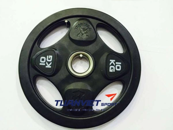 Tạ đĩa bọc cao su 4 cánh Ironbull