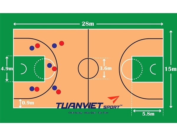 Quy trình chi tiết thi công sân bóng rổ đạt tiêu chuẩn Fiba
