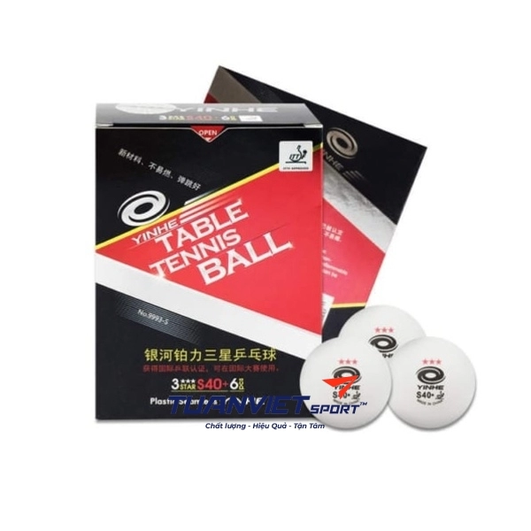 Quả bóng bàn Yinhe đỏ 3 sao 40+