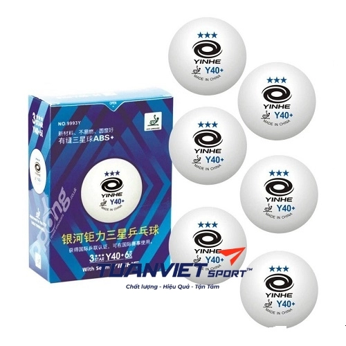 Hộp bóng bàn YINHE 40+ 6 quả