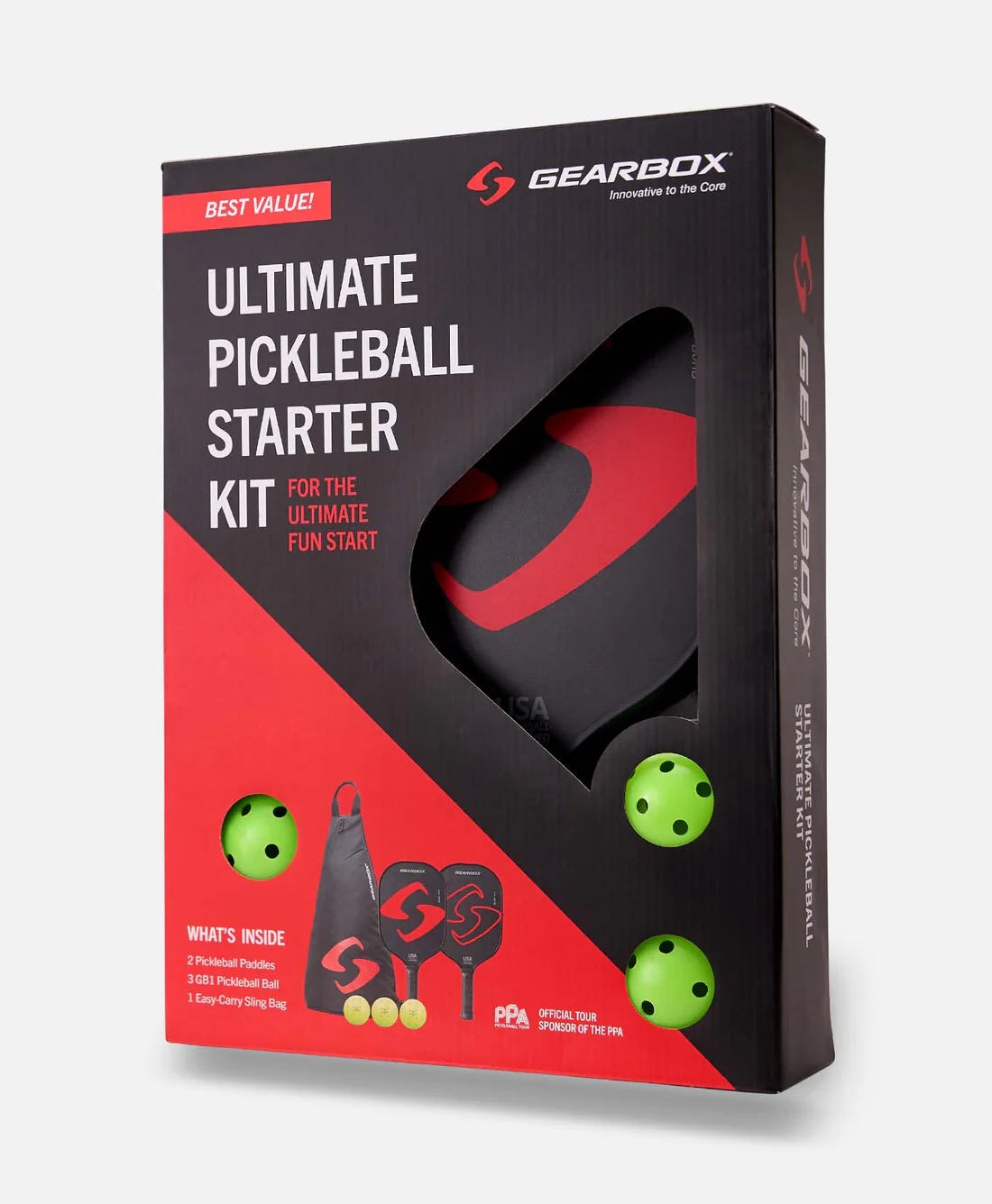 Bộ dụng cụ Pickleball GEARBOX Ultimate Pickleball Starter Kit