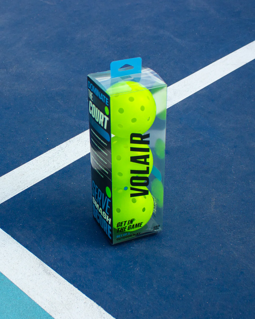 Combo 3 Bóng Pickleball Volair Ngoài Trời Chính Hãng