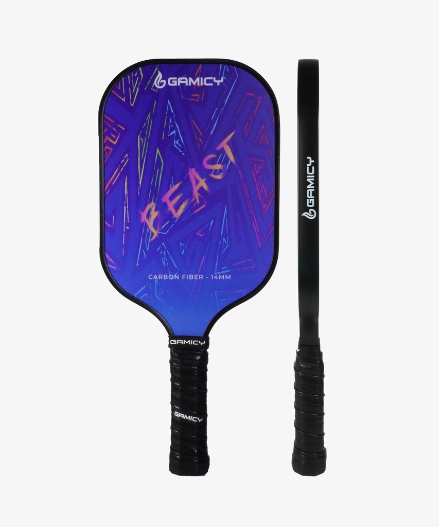 Vợt Pickleball Gamicy Beast 14mm - Màu Xanh bích