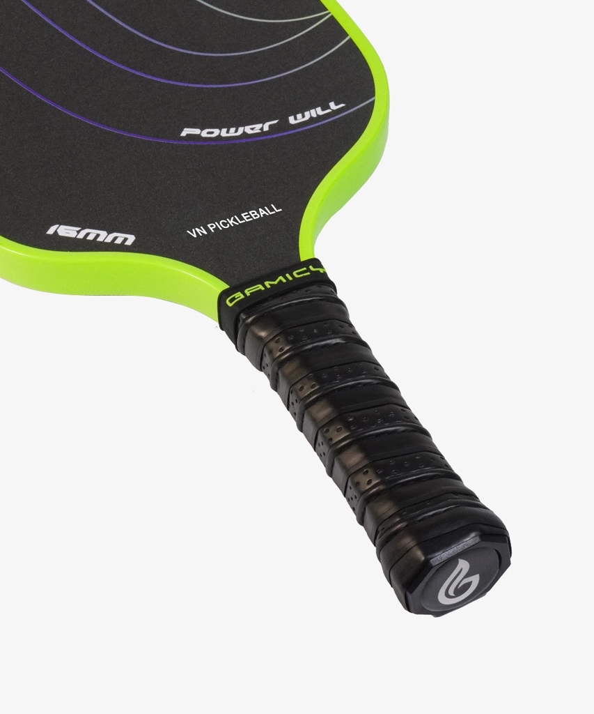 Vợt Pickleball Gamicy Burning T700 16mm - Màu Xanh chuối