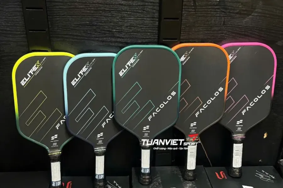 Khám Phá Vợt Pickleball Facolos Elite X Elongated: Sức mạnh tối ưu cho lối đánh tấn công