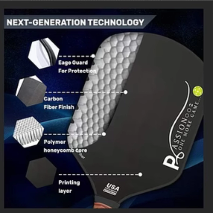 Vợt Pickleball PRO3 Series màu đen