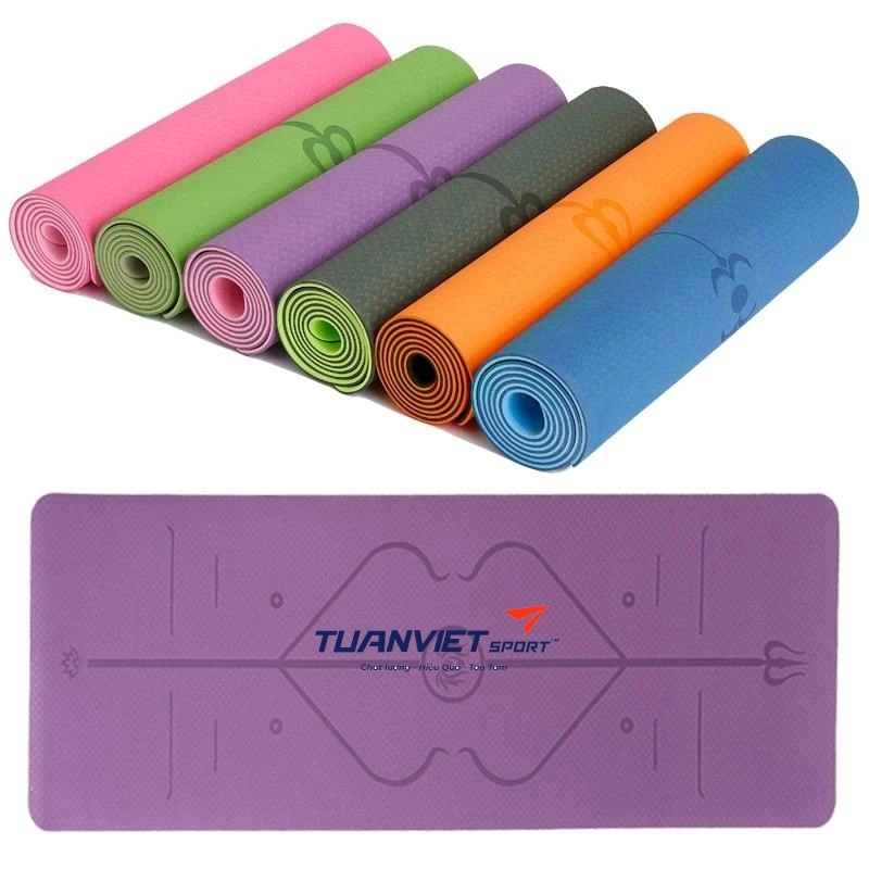 Thảm Yoga Định Tuyến TPE 8mm
