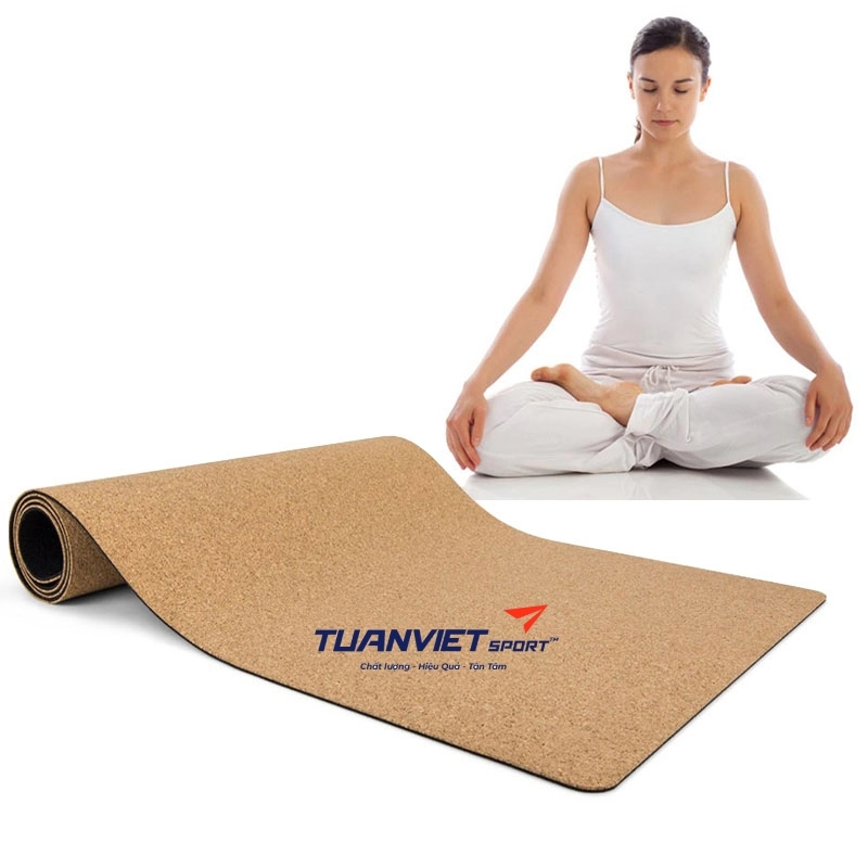 Thảm Tập Yoga Cork Yoga Mat 6 ly
