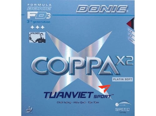 Mặt vợt bóng bàn Donic Coppa X2 Platin Soft