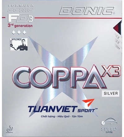 Mặt vợt bóng bàn Donic Coppa X3 Silver