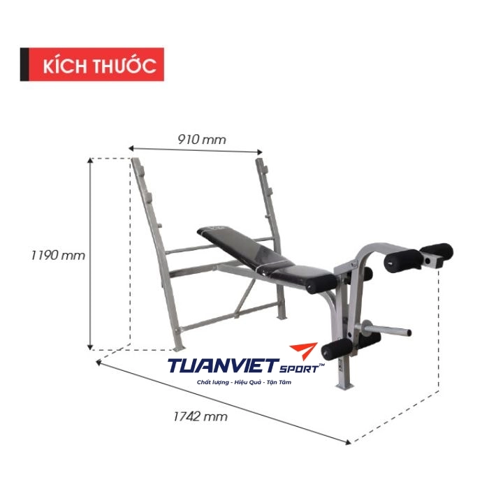Ghế đẩy tạ đơn Ben 601401