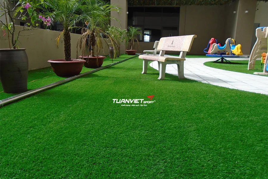 Ứng dụng của cỏ nhân tạo trong đời sống và những khu vực nên lắp đặt