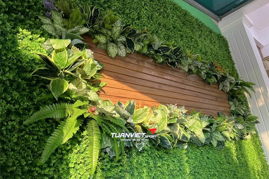 Trang trí Tết ngoài trời nên chọn cỏ nhân tạo sợi thẳng 1cm, 2cm hay 3cm?