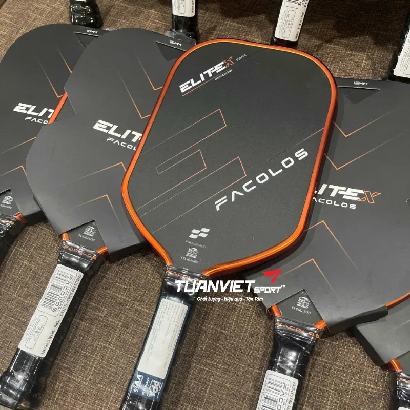 Vợt Pickleball Facolos Elite X Metallic Orange - Limited Edition