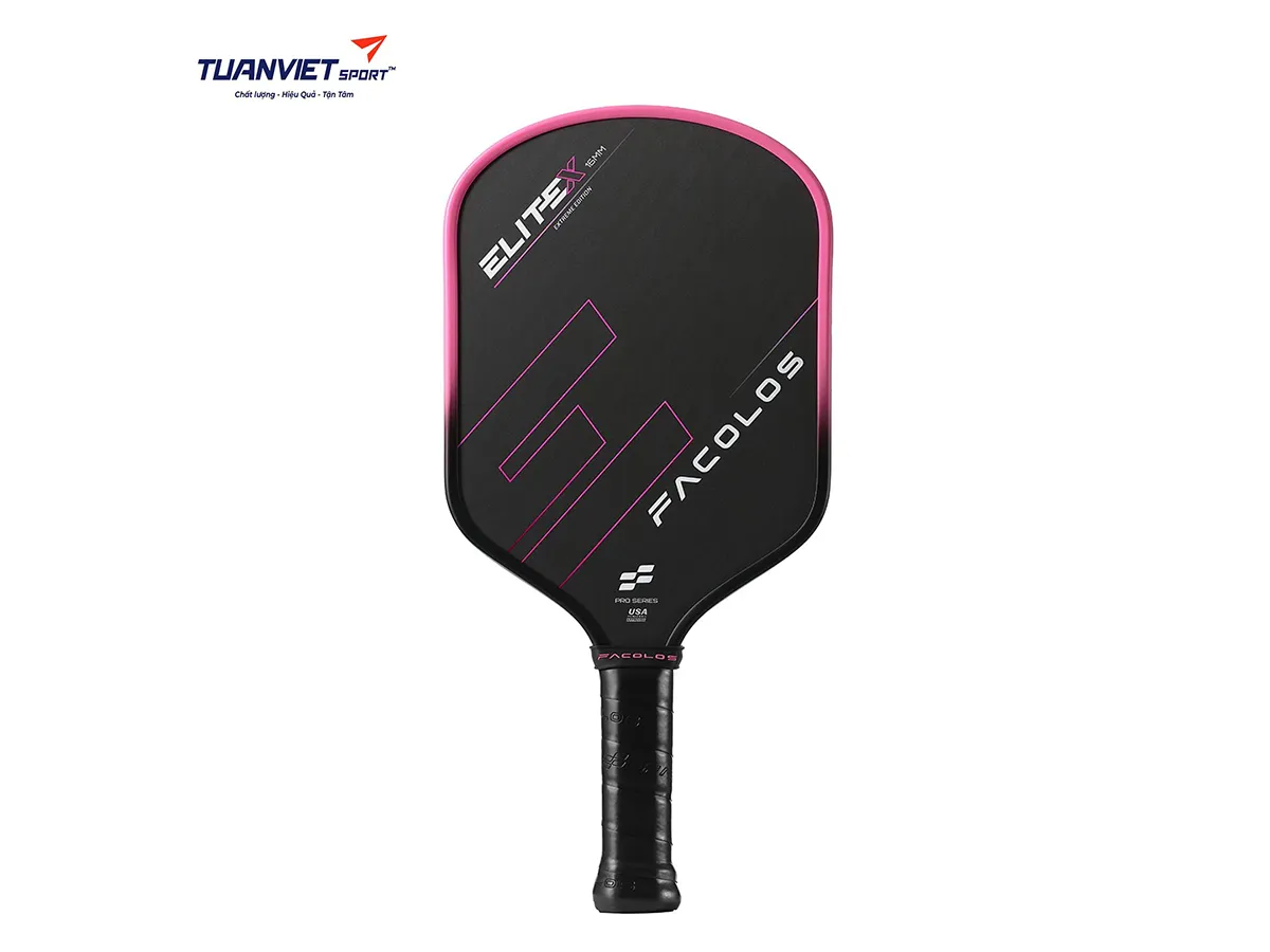 Vợt Pickleball Facolos Elite X - Màu Hồng
