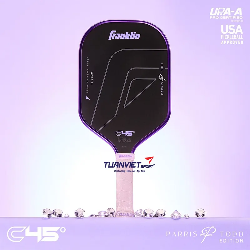 Vợt Pickleball Franklin C45° Parris Todd 13.25mm