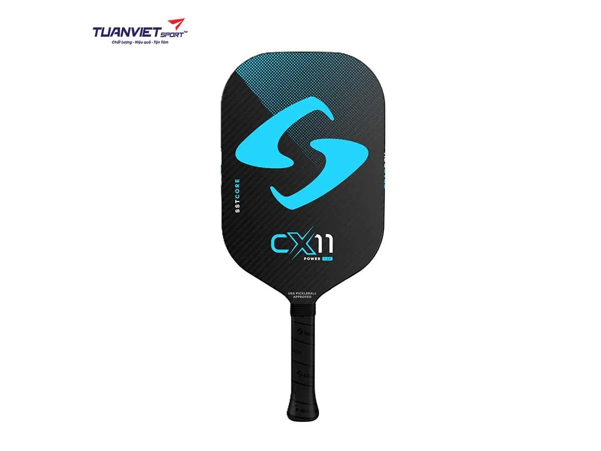 Vợt pickleball Gearbox CX11E Power - Blue
