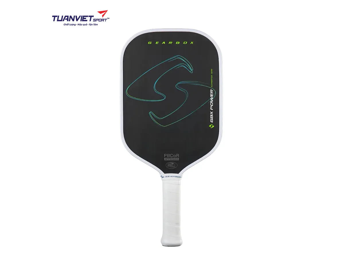 Vợt Pickleball Gearbox GBX Power Elongated 16mm