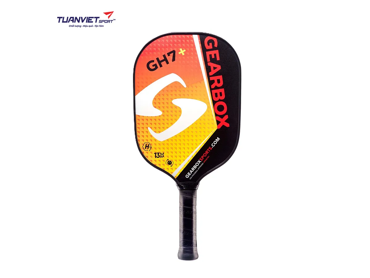 Vợt Pickleball GEARBOX GH7+ Red/Yellow