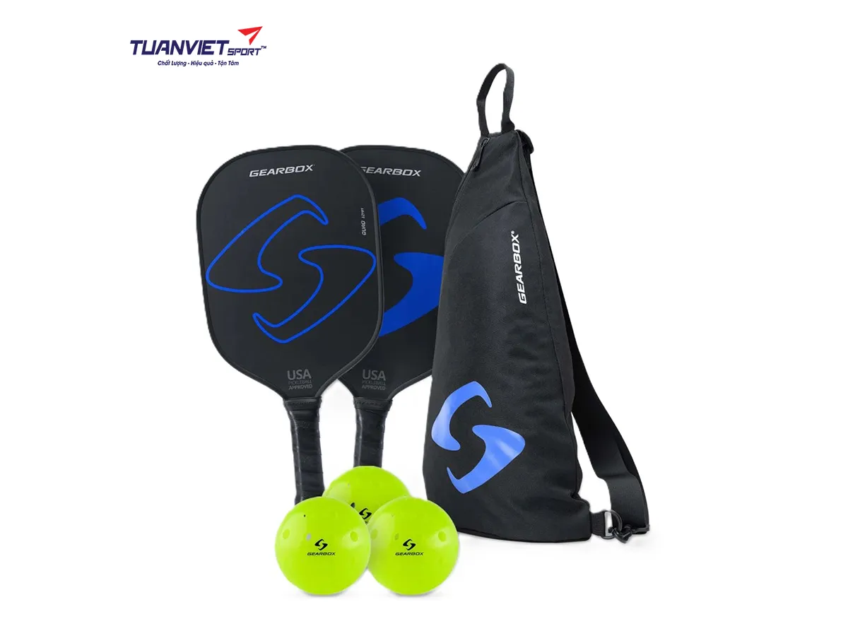 Bộ dụng cụ Pickleball GEARBOX Ultimate Pickleball Starter Kit