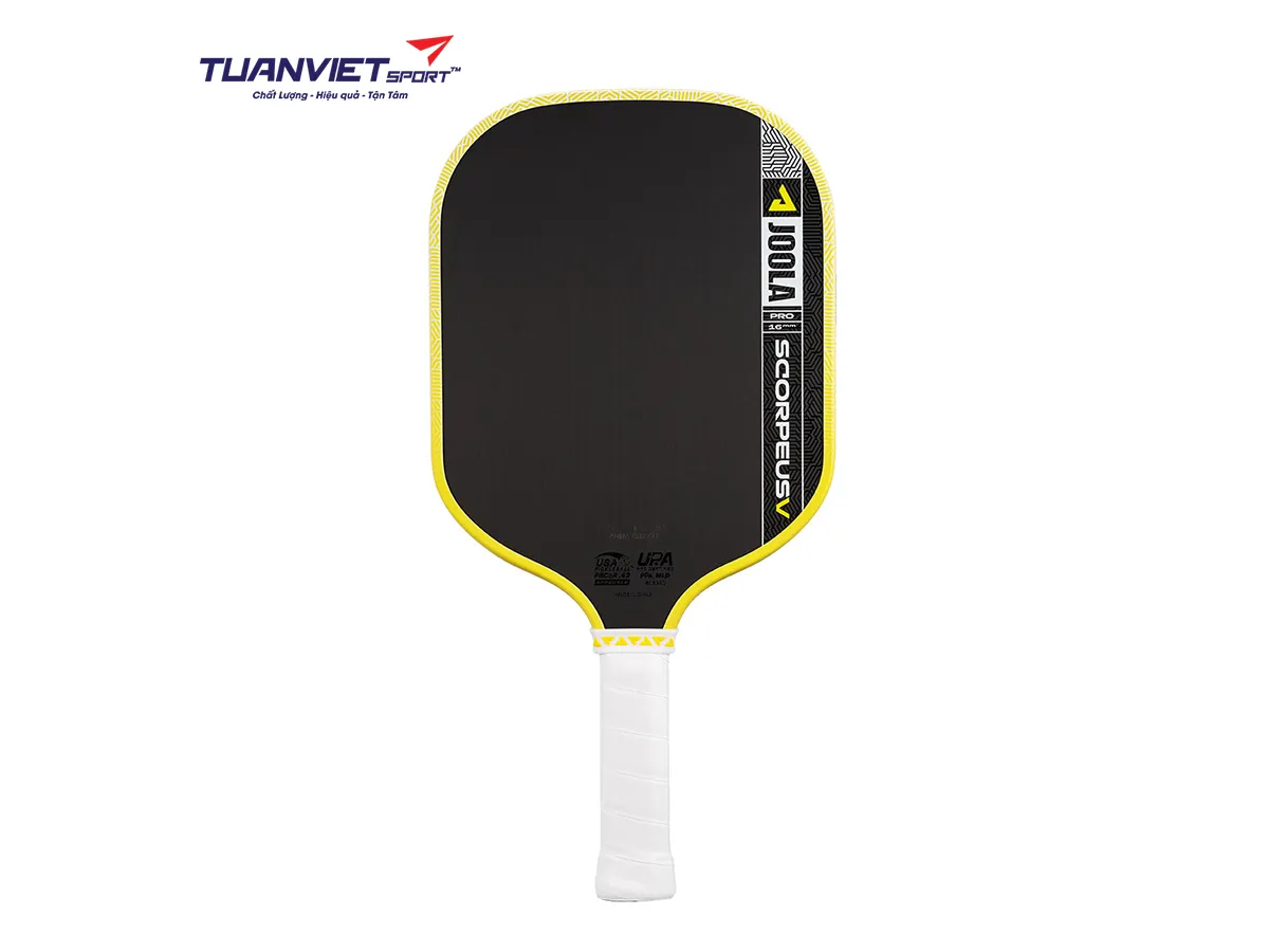 Vợt Pickleball JOOLA Scorpeus Pro V Anna Bright Yellow 16mm