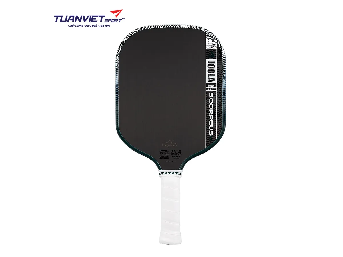 Vợt Pickleball JOOLA Scorpeus Pro V Collin Johns Club Green 16mm