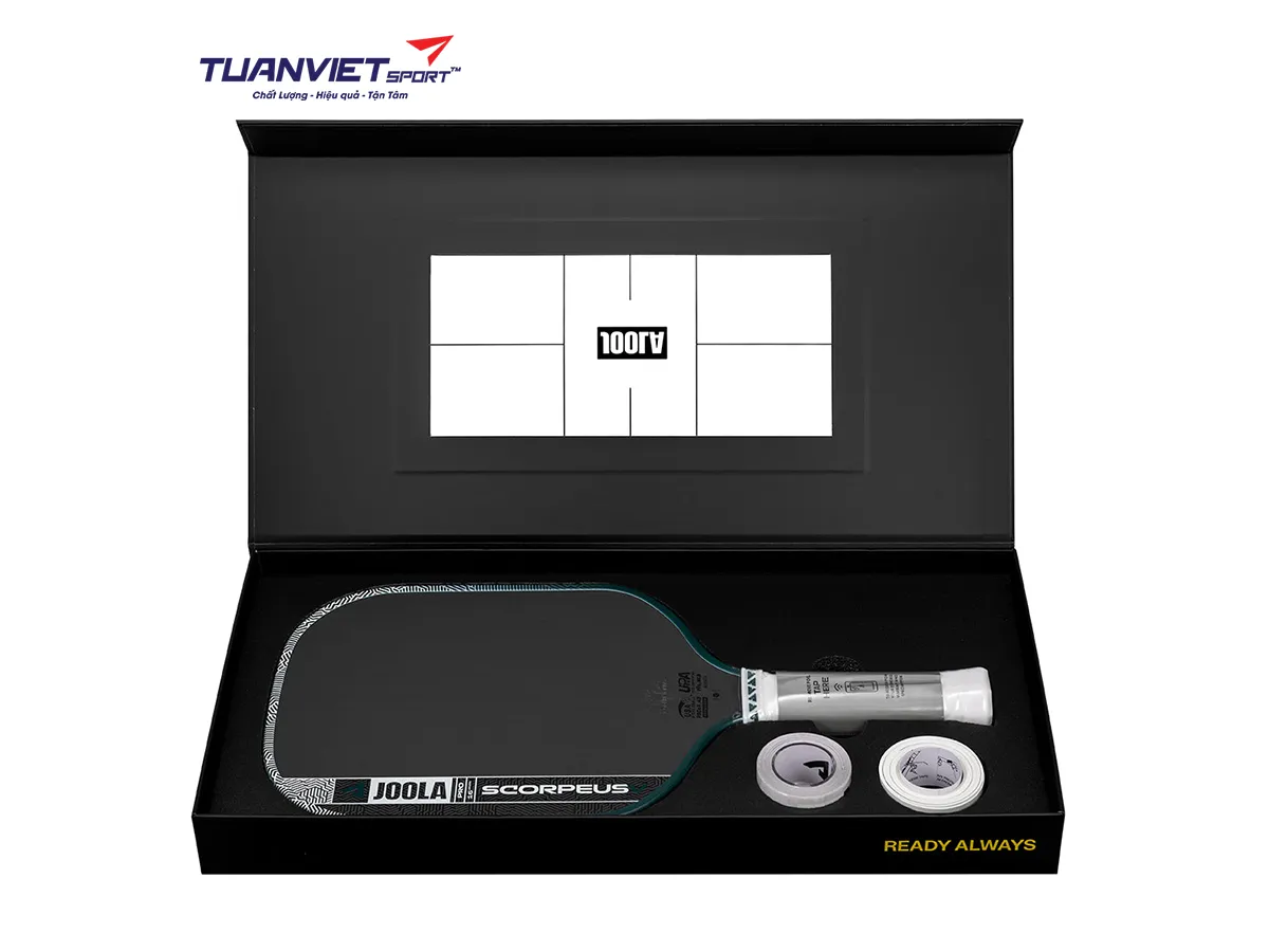 Vợt Pickleball JOOLA Scorpeus Pro V Collin Johns Club Green 16mm