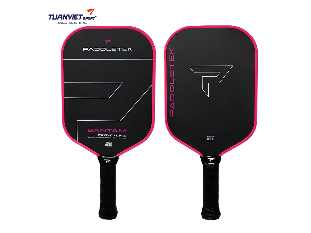 Vợt Pickleball Paddletek Bantam TKO-C 14.3 Pink Limited Edition