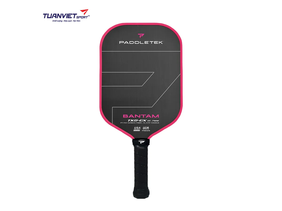 Vợt Pickleball Paddletek Bantam TKO-CX 12.7 Pink Limited Edition