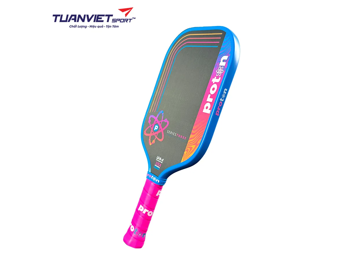 Vợt Pickleball Proton Series Three - Project Flamingo Elongated 13mm
