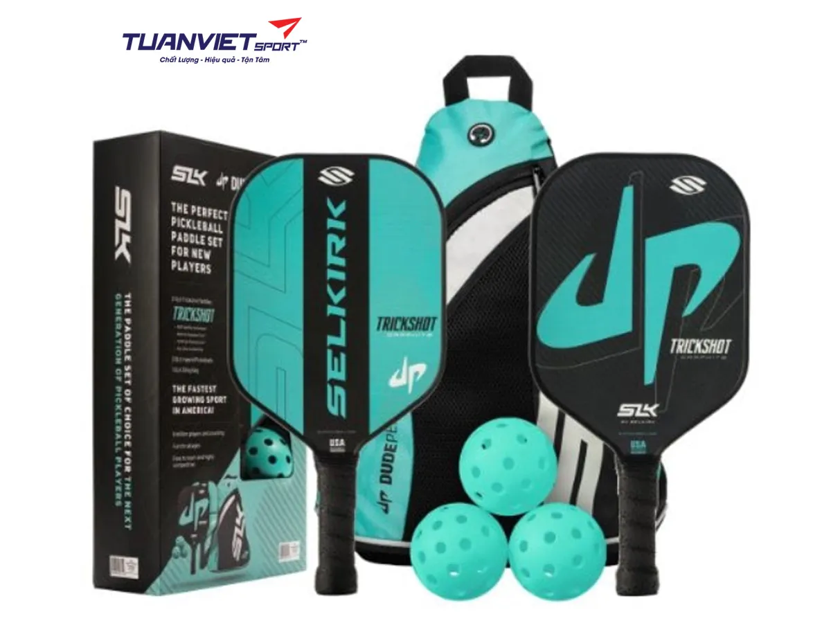 Bộ Vợt Pickleball Selkirk & Dude Perfect Trickshot