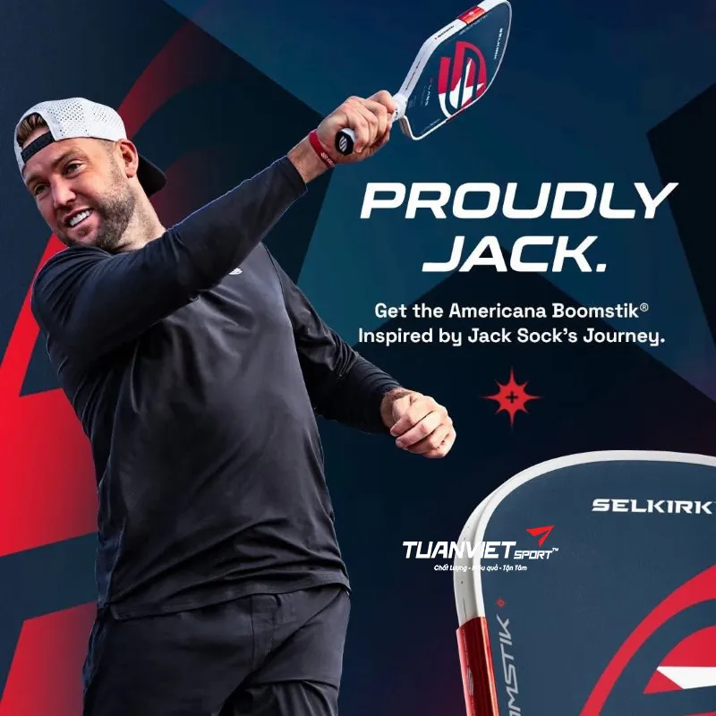 Vợt Pickleball Selkirk Labs Project BOOMSTIK Jack Sock Signature
