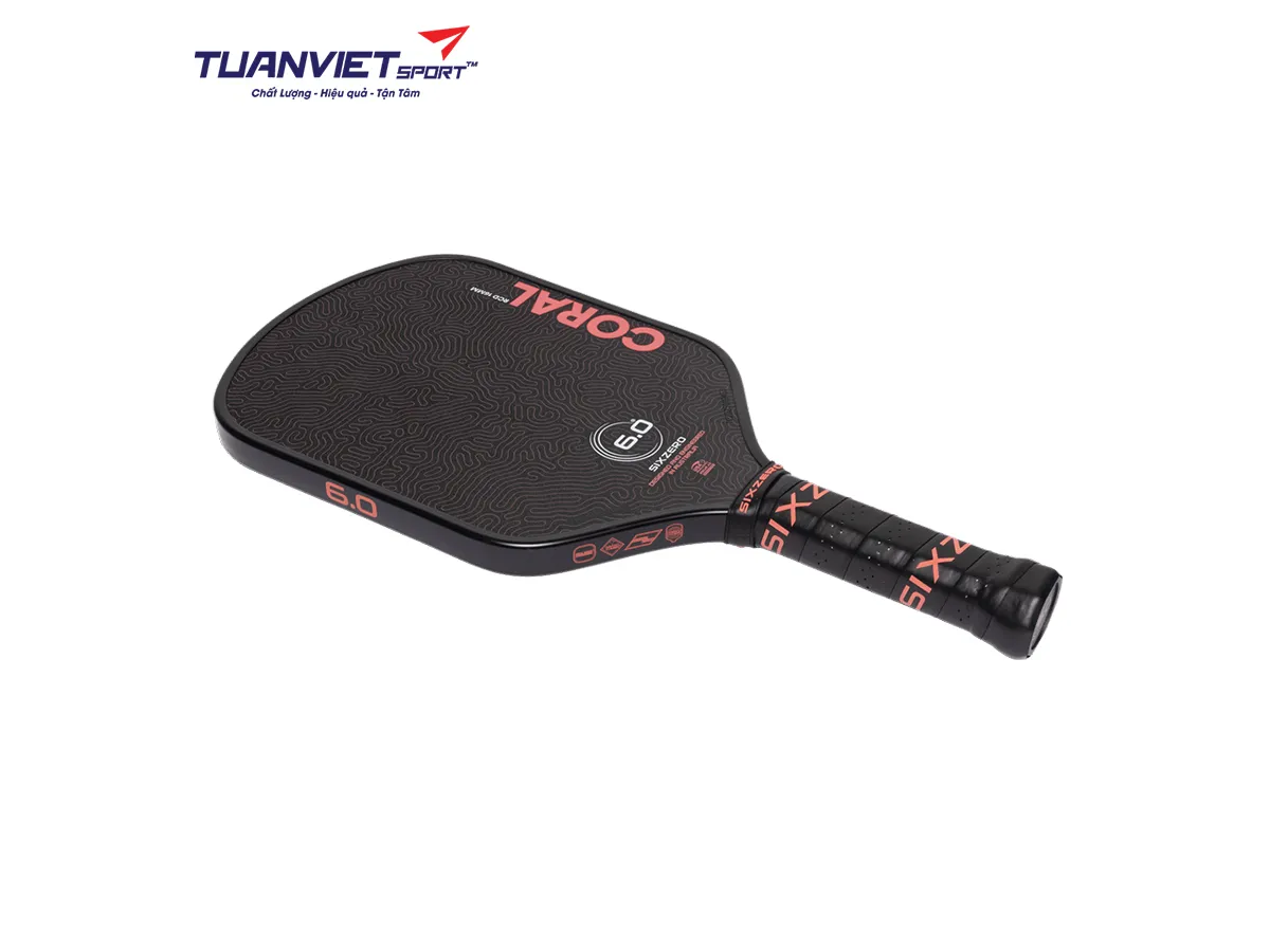Vợt Pickleball Six Zero Coral Hybrid