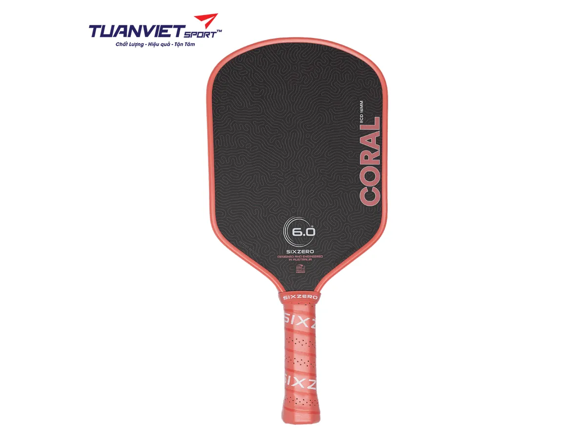Vợt Pickleball Six Zero Coral Hybrid