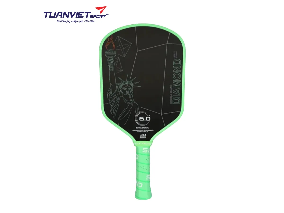 Vợt Pickleball Six Zero Double Black Diamond Liberty 2024
