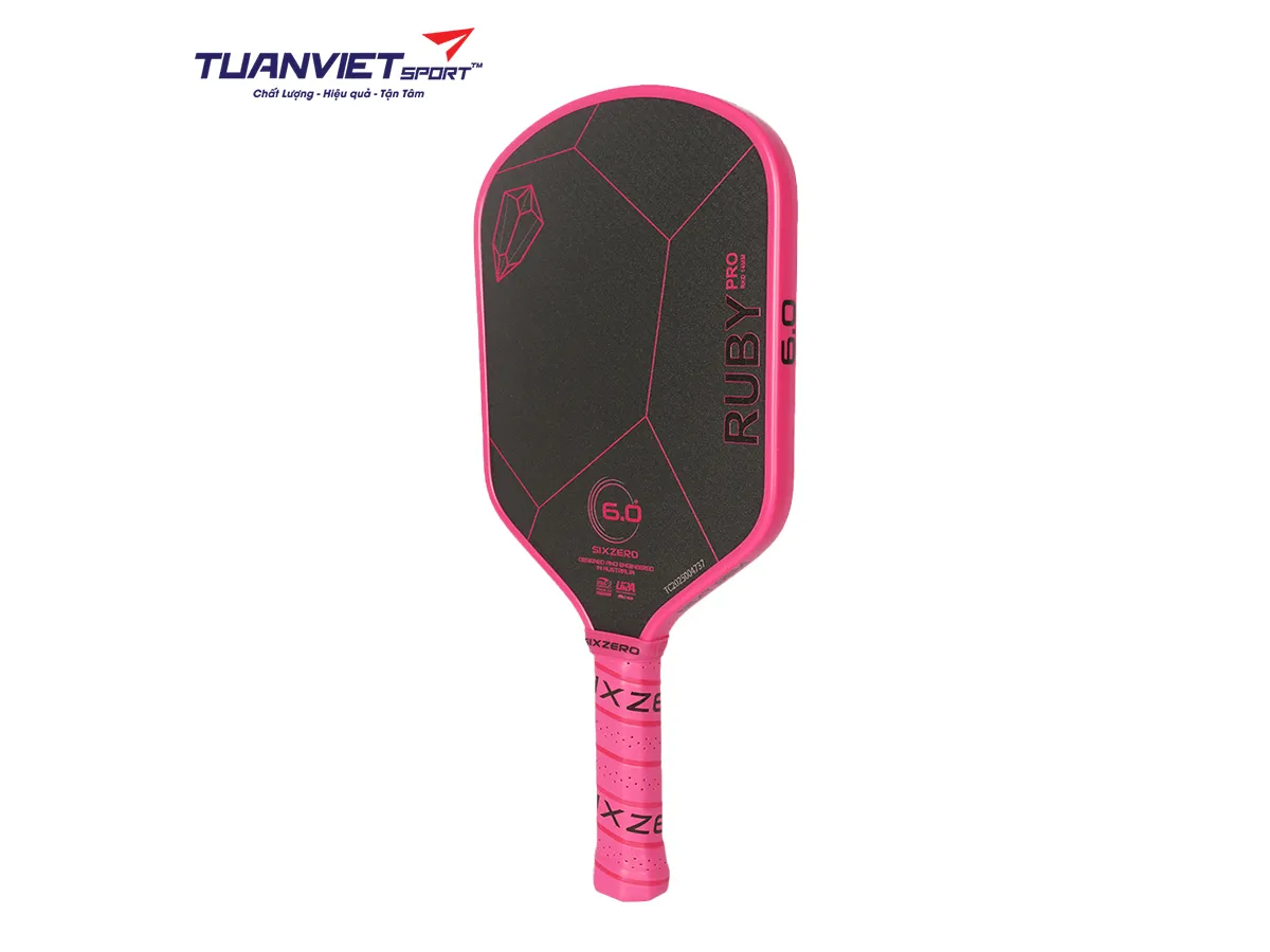 Vợt Pickleball Six Zero Ruby Pro 14mm