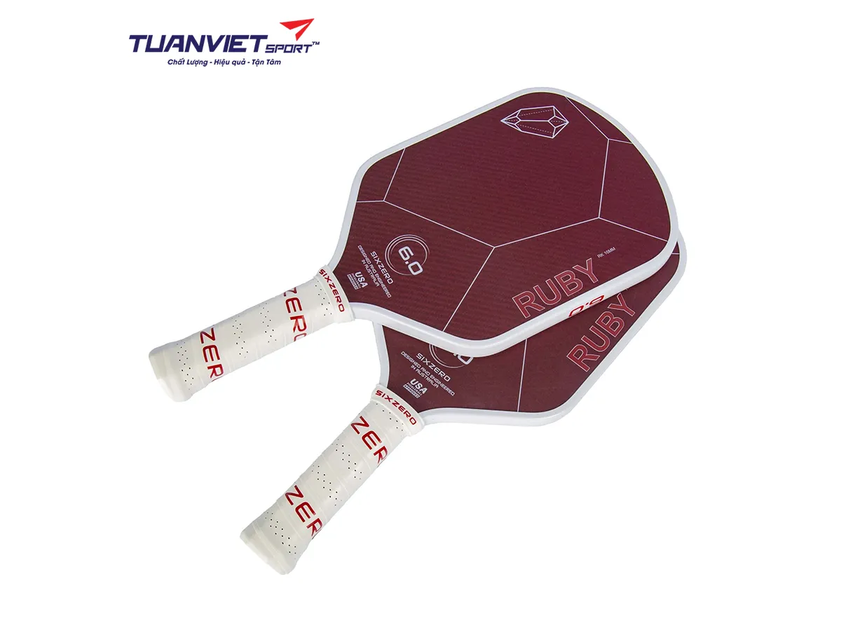 Vợt Pickleball Six Zero Ruby