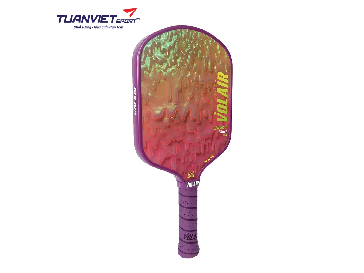 Vợt Pickleball Volair Canvas 2 Forza “Drips” 16mm